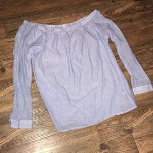 Off the shoulder shirt
